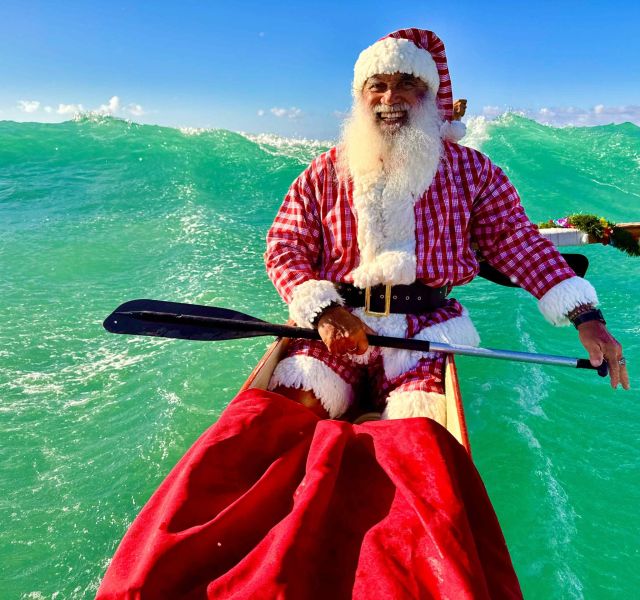 Santa Swaps His Sleigh for a Canoe: OUTRIGGER Waikīkī Beach Resort image